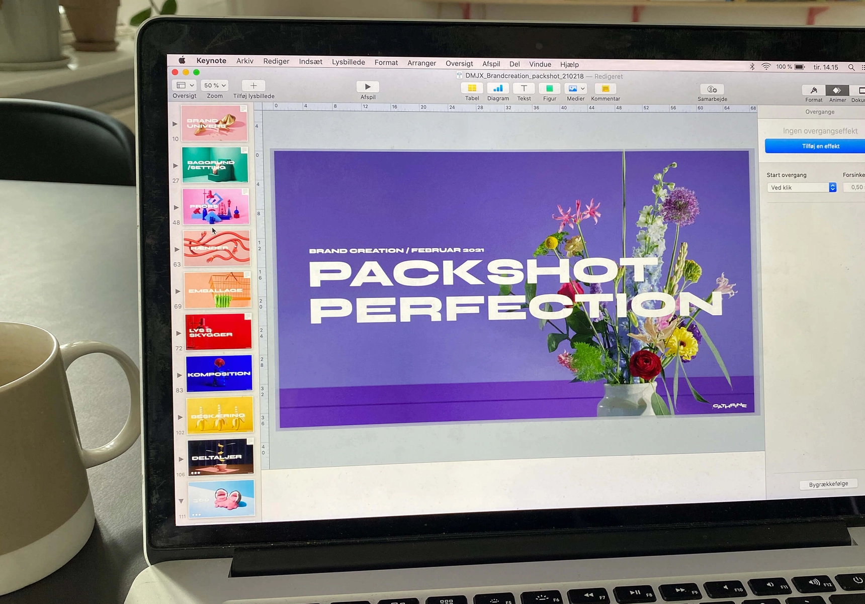 Presentation preparation