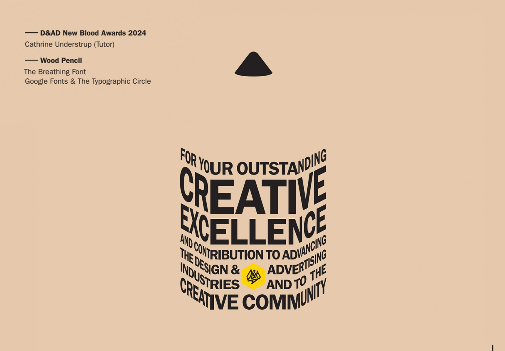 Tutoring D&AD pencils