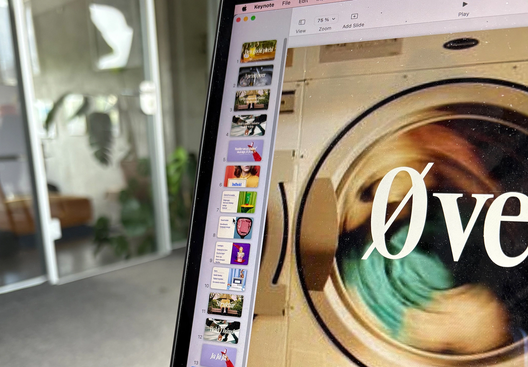 A pitch about a pitch